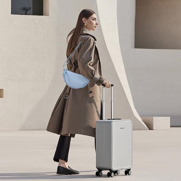 Trendy Waterproof Nylon Crescent Crossbody Bag for Unisex | Compact & Stylish - Picture 2 of 9